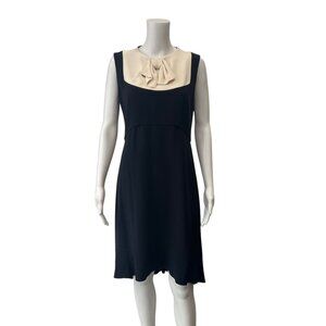 Giulietta Black Ivory Bow Shift Dress size IT 44/8